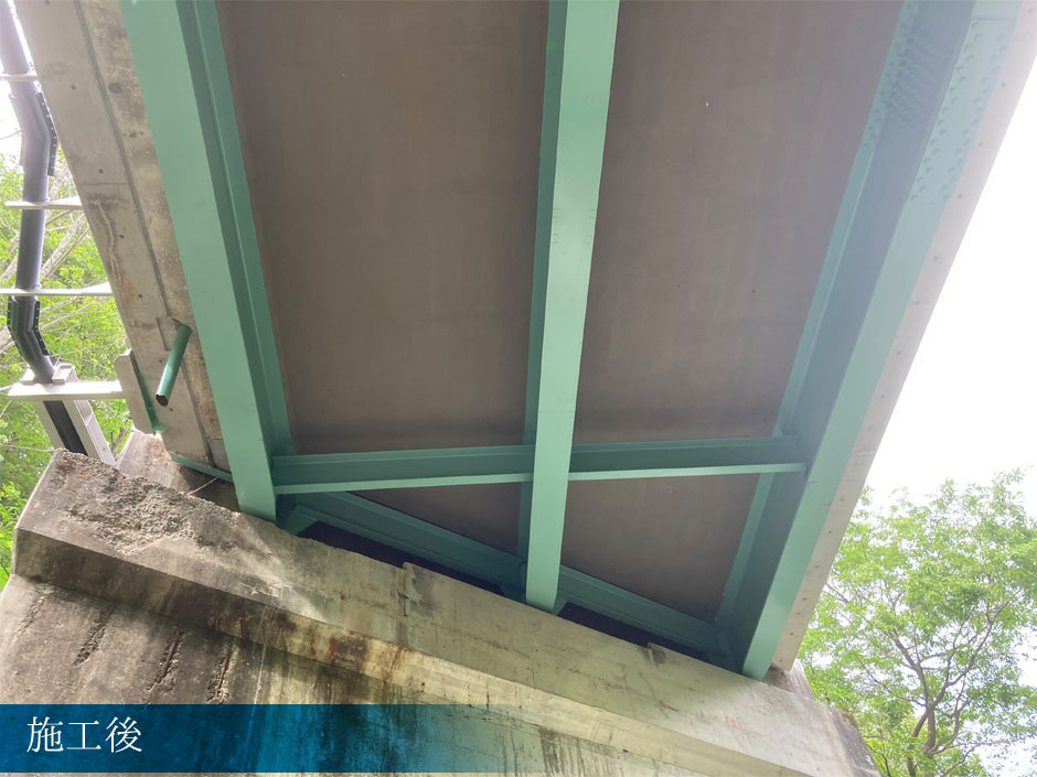 国久線国久橋橋梁補修（スーパーホゼン式工法3）