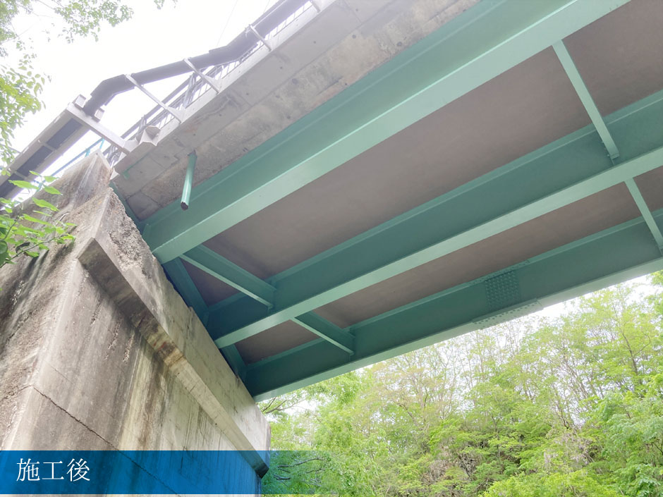 国久線国久橋橋梁補修（スーパーホゼン式工法6）