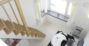 マンションリフォーム 施工例3（ロフトの梯子をデザイン階段に）